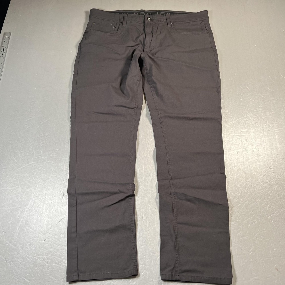 Projek Raw Pants Mens 38 Gray Classic Fit Stretch Rayon Blend Casual Jeans